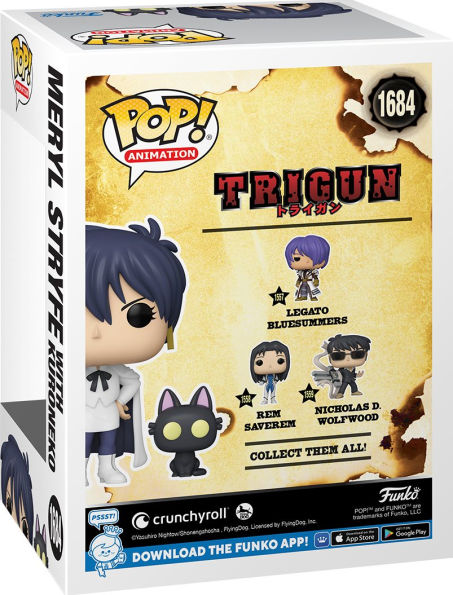 POP Animation: Trigun- Meryl with Kuroneko Buddy (B&N NYCC Exclusive)