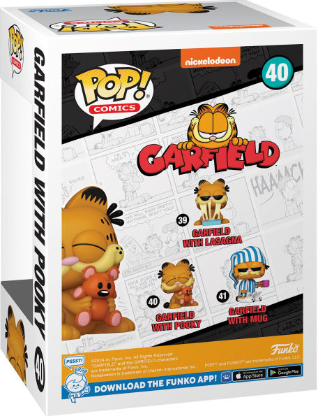 Amazon.com: Funko POP! Comics: Garfield– Garfield with Pooky
