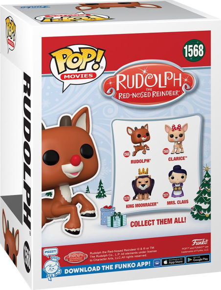 Funko POP! Movies: Rudolph The Red-Nosed Reindeer, Rudolph (Flying) Collectible Vinyl Figure