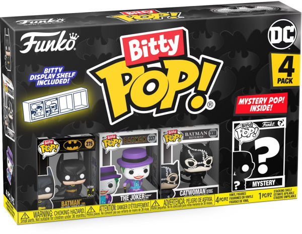 Bitty POP: Batman 85th- Batman 4PK