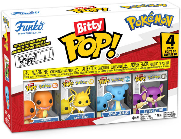 Bitty POP: Pokemon- Charmander 4 Pack
