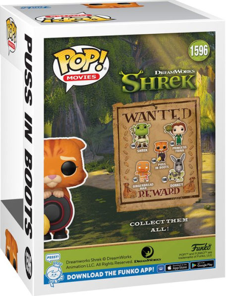 POP Movies: Shrek DW30th- Puss in Boots