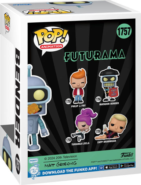 POP TV: Futurama S4- Bender w/CH(GW)