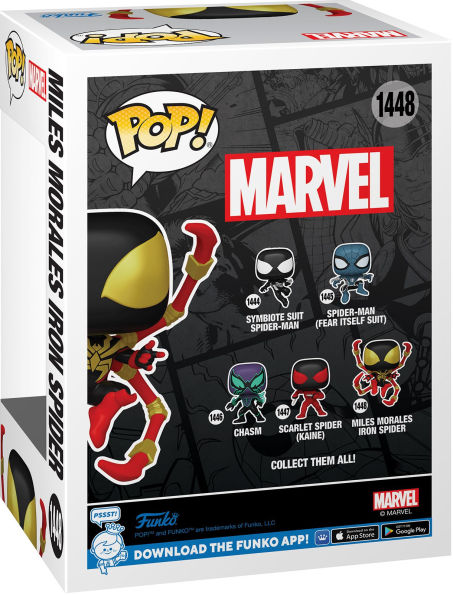 POP Marvel: Spider-Man Comics- Miles Iron Spider with Chase