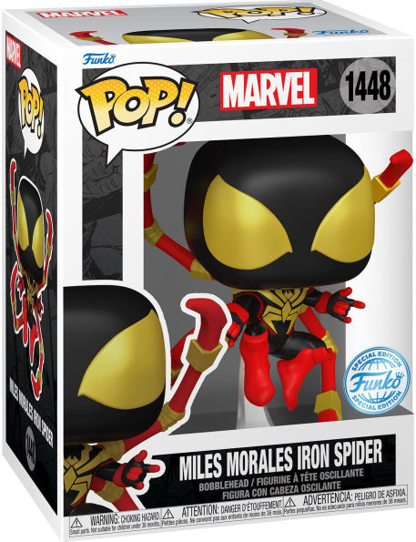 POP Marvel: Spider-Man Comics- Miles Iron Spider with Chase