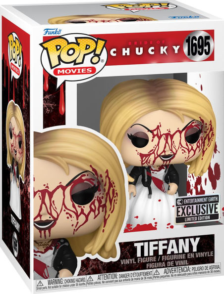 Bride of Chucky Tiffany Bloody Funko Pop! Vinyl Figure #1695 - Entertainment Earth Exclusive