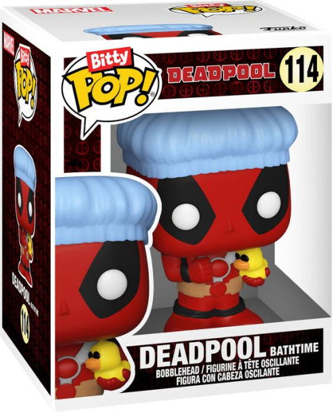 Bitty POP: Deadpool- Bathtime 4PK