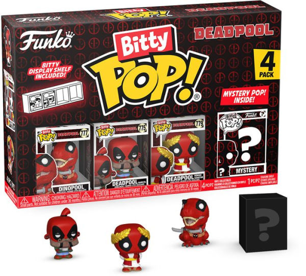 Bitty POP: Deadpool- Dinopool 4PK