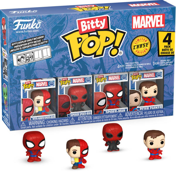 Bitty POP: Spider-Man - Parker Split 4 Pack