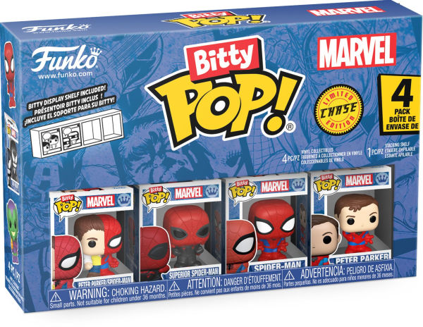 Bitty POP: Spider-Man - Parker Split 4 Pack