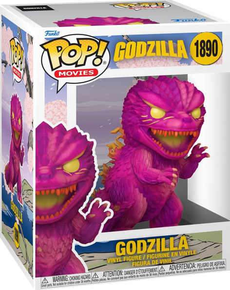 Funko Pop! Premium: Godzilla, Retro Futurism Pink GodzillaCollectible Vinyl Figure