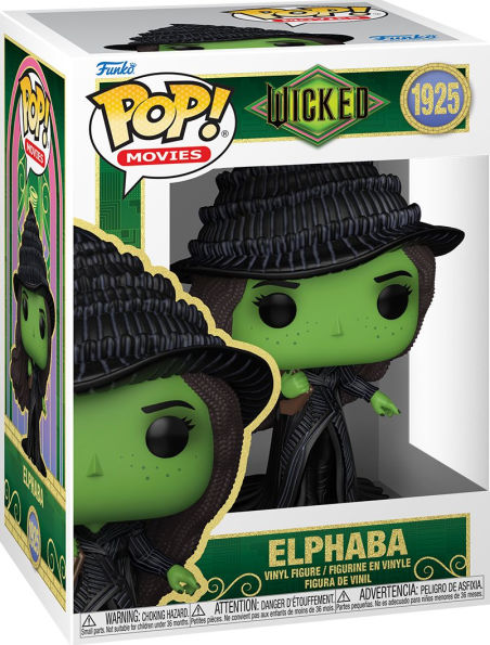 Funko POP! Movies: Wicked For Good, Elphaba with Grimmerie Collectable Vinyl Figure