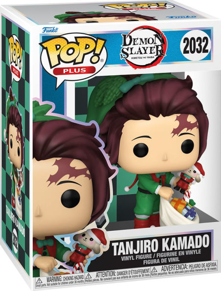 Funko POP! Plus: Demon Slayer, Tanjiro Kamado Holiday Collectible Vinyl Figure