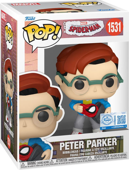 Spider-Man Peter Parker Pop! Vinyl Figure - EE Exclusive