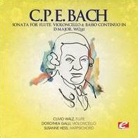 C.P.E. Bach: Sonata for Flute. Violoncello & Basso continuo in D major