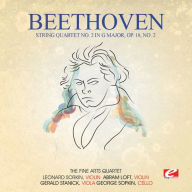Title: Beethoven: String Quartet No. 2 in G major, Op. 18, No. 2, Artist: Fine Arts Quartet