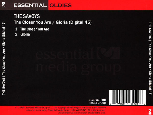 The Closer You Are/Gloria