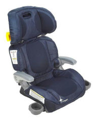 Title: The First Years Adjustable Folding Booster Car Seat In True Blue