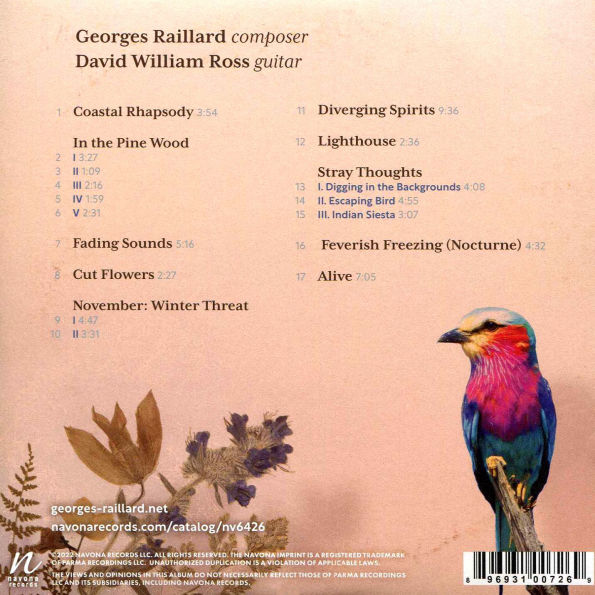 Fading Sounds: Guitar Music of Georges Raillard