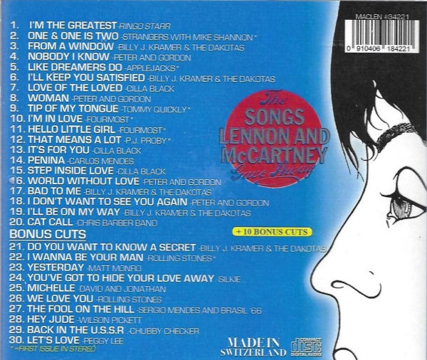 Songs Lennon & McCartney Gave Away