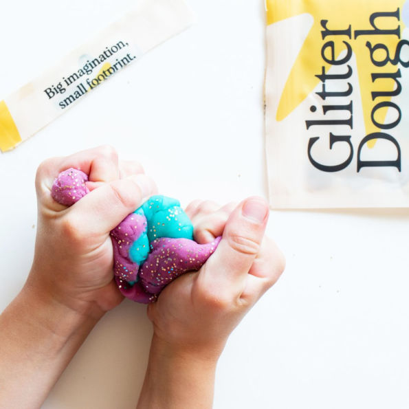 Unicorn Glitter Dough Plant-powered sensory dough