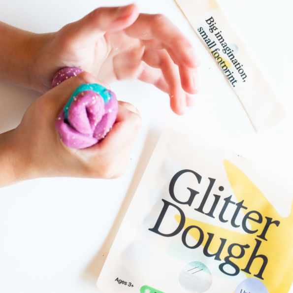 Unicorn Glitter Dough Plant-powered sensory dough