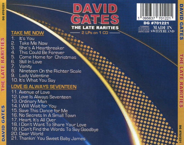 Take Me Now/Love Is Always Seventeen
