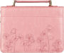 Alternative view 2 of His Mercy Never Fails Pastel Meadow Pink Watercolor Faux Leather Bible Cover
