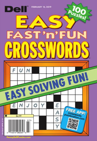 Dell Easy Fast 'n' Fun Crosswords - One Year Subscription