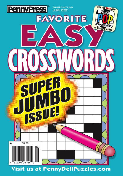 Favorite Easy Crosswords - One Year Subscription