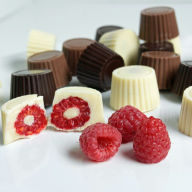 Title: 24 Classic Belgian Chocolate Covered Raspberries