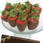 12 Classic Belgian Milk Chocolate Covered Strawberries