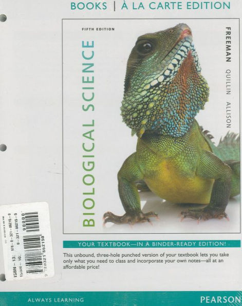 Biological Science, Books a la Carte Plus MasteringBiology with eText -- Access Card Package
