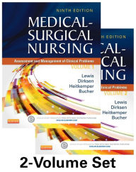 Title: Medical-Surgical Nursing - 2-Volume Set: Assessment and Management of Clinical Problems / Edition 9, Author: Sharon L. Lewis