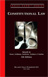 Title: Constitutional Law (Stone, 5th Ed.), Author: Jason Katz