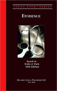 Title: Evidence (Waltz & Park, 10th Ed.), Author: John Stevens