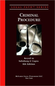 Title: Criminal Procedure (Saltzburg, 8th Ed.), Author: David Rosenberg