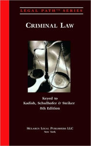 Title: Criminal Law (Kadish, 8th Ed.), Author: Amy  Cooper