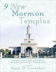 Title: 9 New Mormon Temples (cross-stitch), Author: Jean Crowther