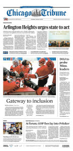 Title: The Chicago Tribune, Author: Tribune Company