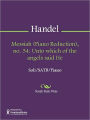 Messiah (Piano Reduction), no. 34: Unto which of the angels said He