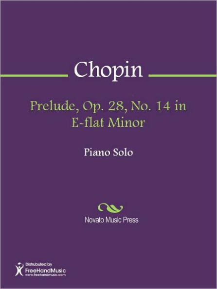 Prelude, Op. 28, No. 14 in E-flat Minor