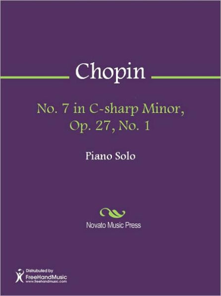 No. 7 in C-sharp Minor, Op. 27, No. 1