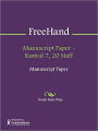 Manuscript Paper - Rastral 7, 20 Staff