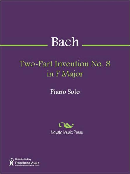 Two-Part Invention No. 8 in F Major