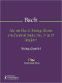Air on the G String (from Orchestral Suite No. 3 in D Major)