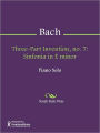 Three-Part Invention, no. 7: Sinfonia in E minor