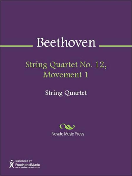String Quartet No. 12, Movement 1