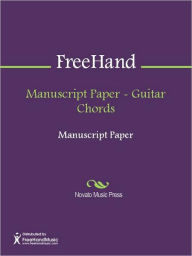 Title: Manuscript Paper - Guitar Chords, Author: FreeHand