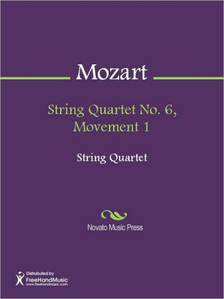 String Quartet No. 6, Movement 1
